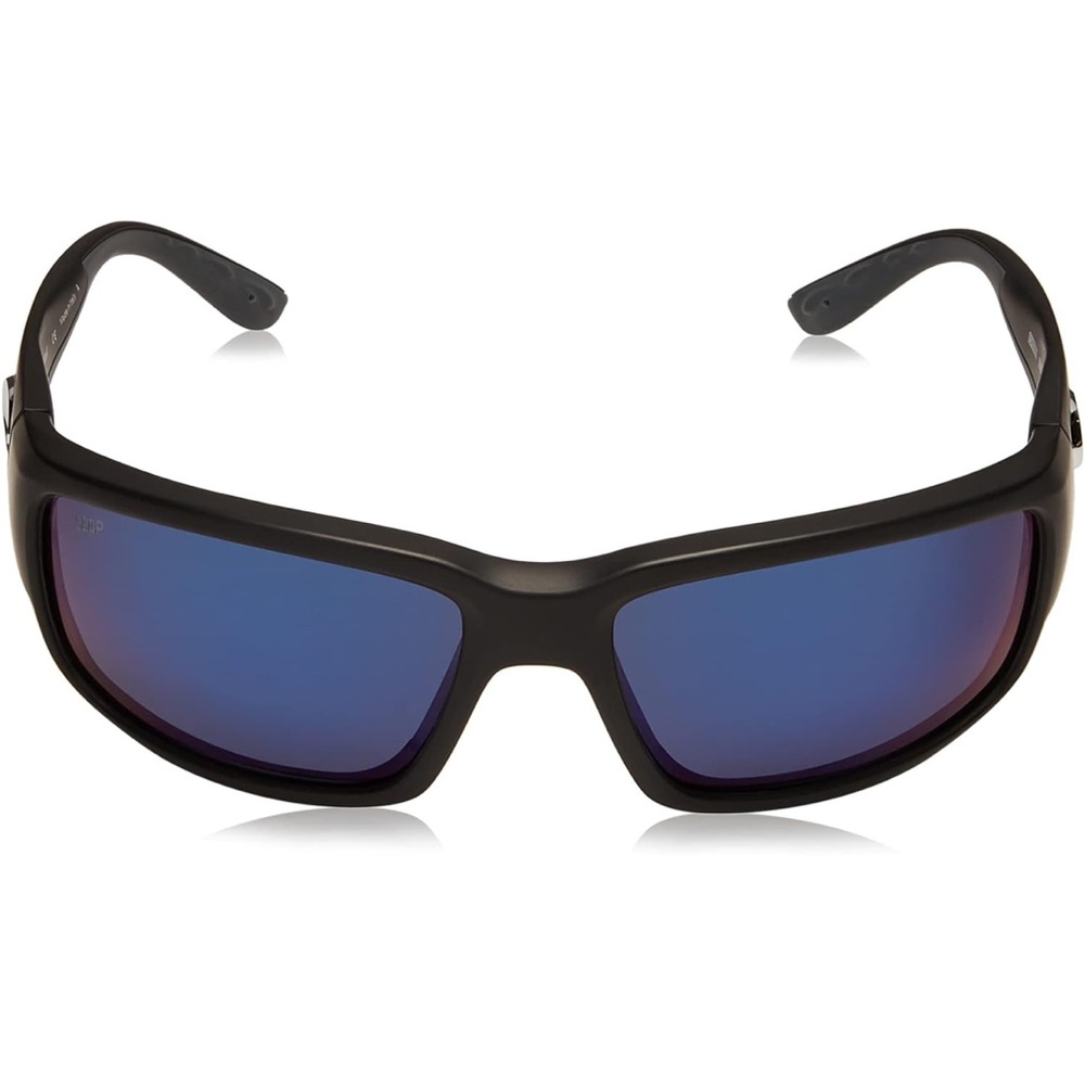 NWOT: Costa Matte Black Fantail Polarized Mirrored 580p Sunglasses (59MM) - Picture 4 of 5